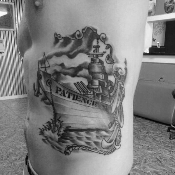 tatuaje barco guerra acorazado 51