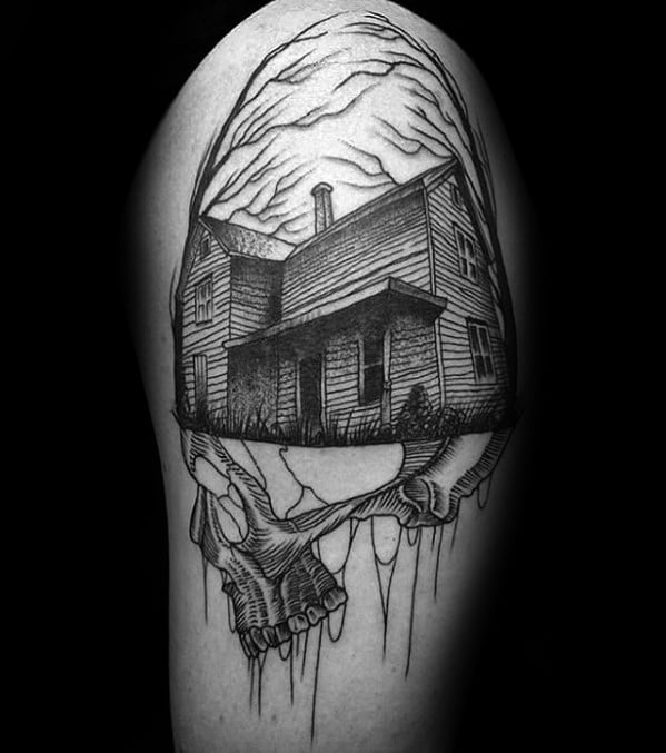 tatuaje casa encantanda 17