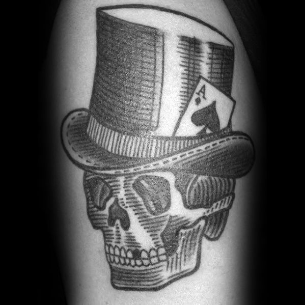 tatuaje chistera sombrero copa 07