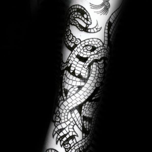 tatuaje de mosaicos 11