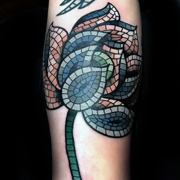 tatuaje de mosaicos 33