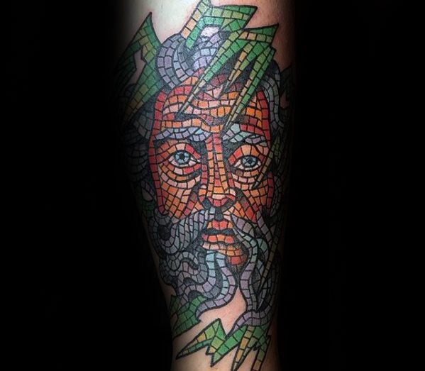 tatuaje de mosaicos 85