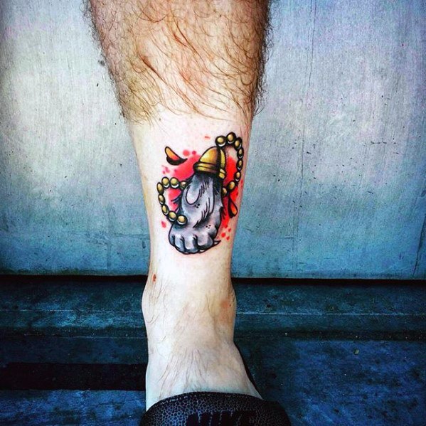 tatuaje pata conejo 45