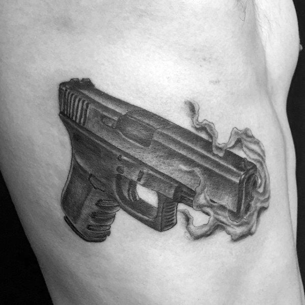tatuaje pistola glock 33