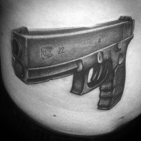 tatuaje pistola glock 43