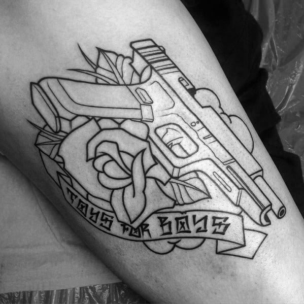 tatuaje pistola glock 69