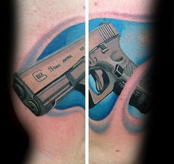 tatuaje pistola glock 81