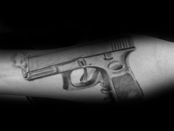 tatuaje pistola glock 91