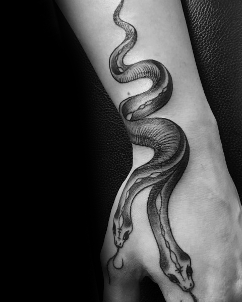 tatuaje serpiente dos cabezas 11