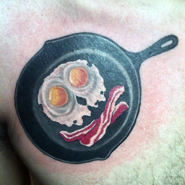 45 Tatuajes de bacon o panceta (Con el significado)