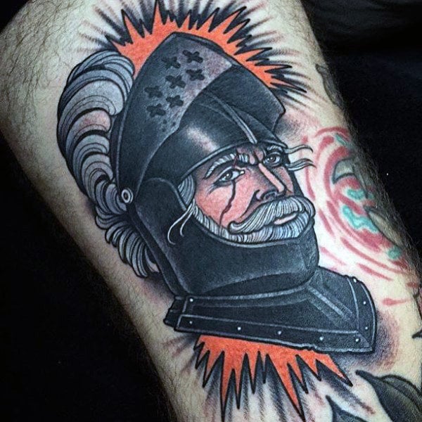 tatuaje caballero noble 11