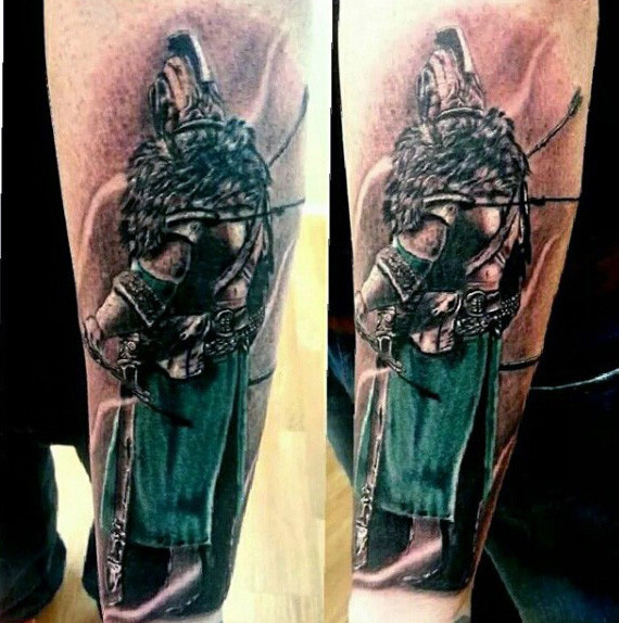 tatuaje caballero noble 157