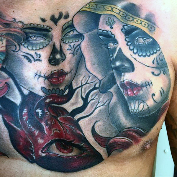 tatuaje dia de los muertos 127