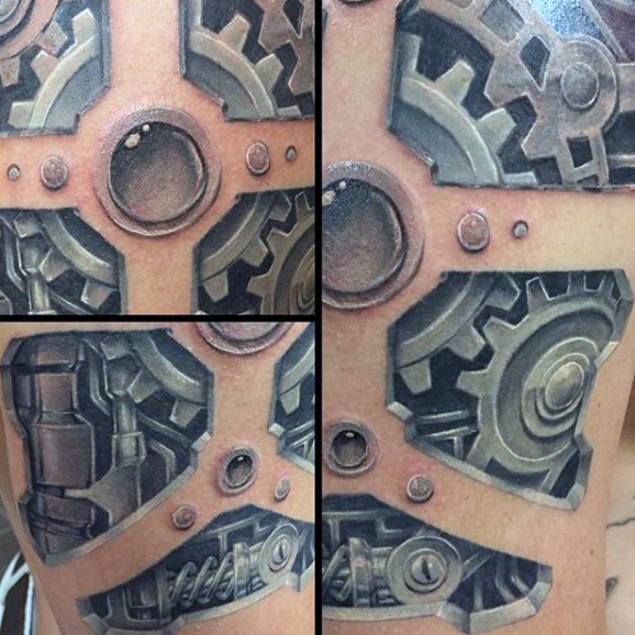 tatuaje estilo steampunk 89