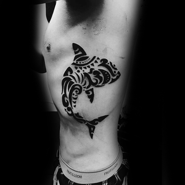 tatuaje tiburon tribal 27