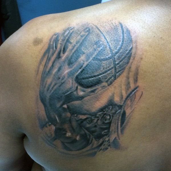 tatuaje baloncesto basquet 19