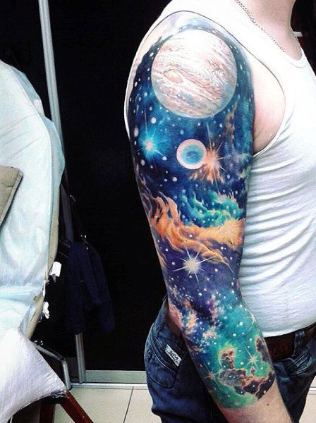 tatuaje espacio sideral 151