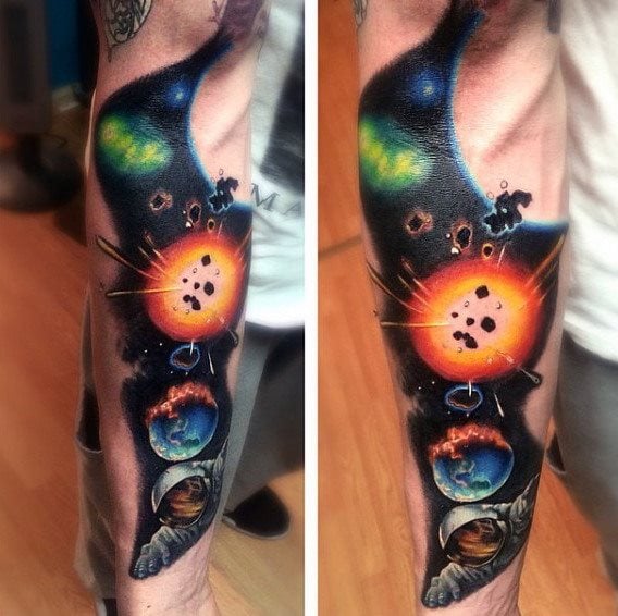 tatuaje espacio sideral 67