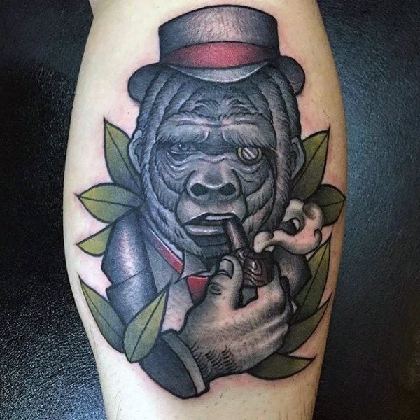tatuaje gorila 139