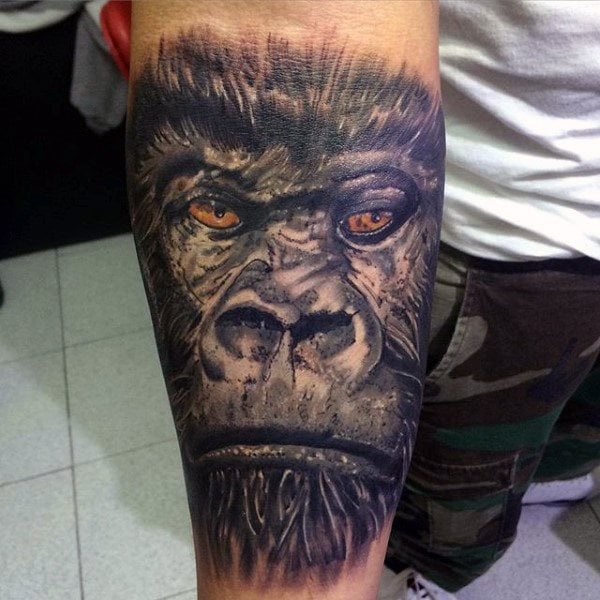 tatuaje gorila 157