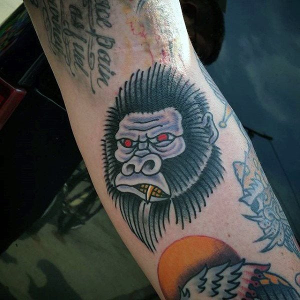 tatuaje gorila 160