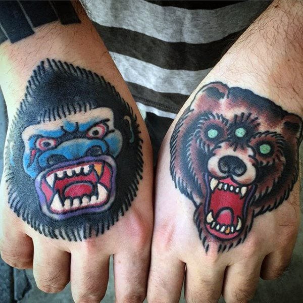 tatuaje gorila 163