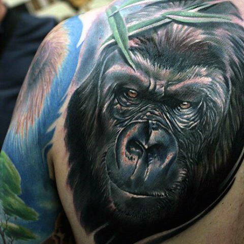 tatuaje gorila 208