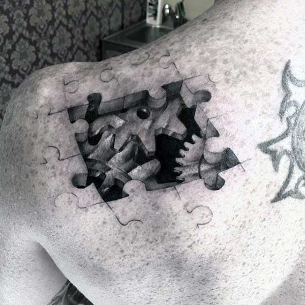 tatuaje pieza puzzle 175
