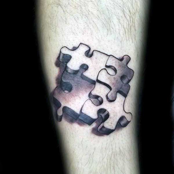 tatuaje pieza puzzle 22
