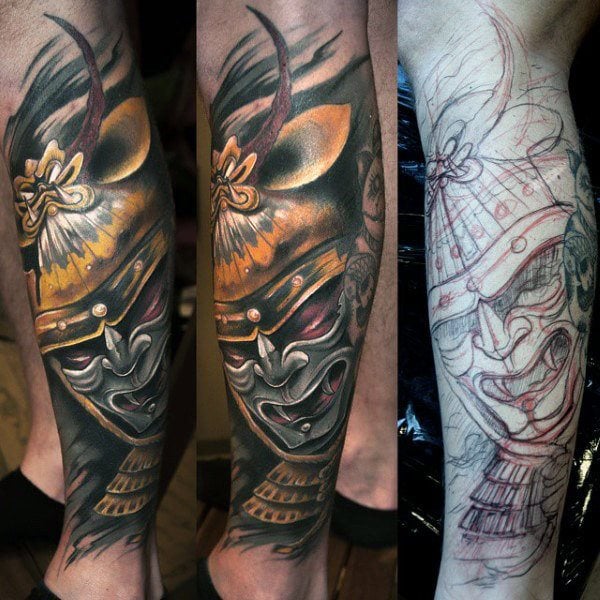 tatuaje samurai 100