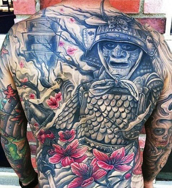 tatuaje samurai 88