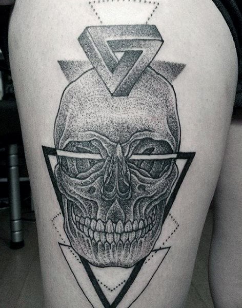 tatuaje triangulo 85