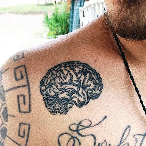 63 Tatuajes de cerebros (Con su significado)