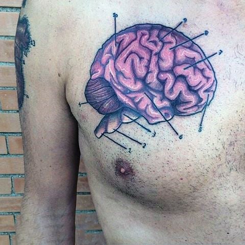 Tatuajes De Cerebros Dise Os Significado Y Mejores Ideas