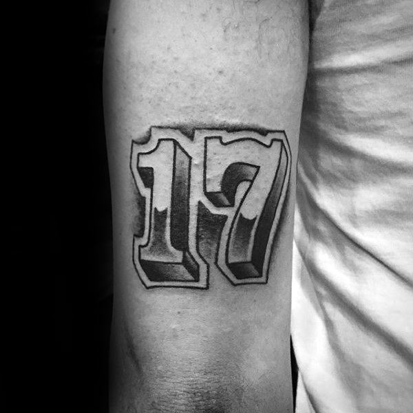 110 Tatuajes de números (Con el significado)