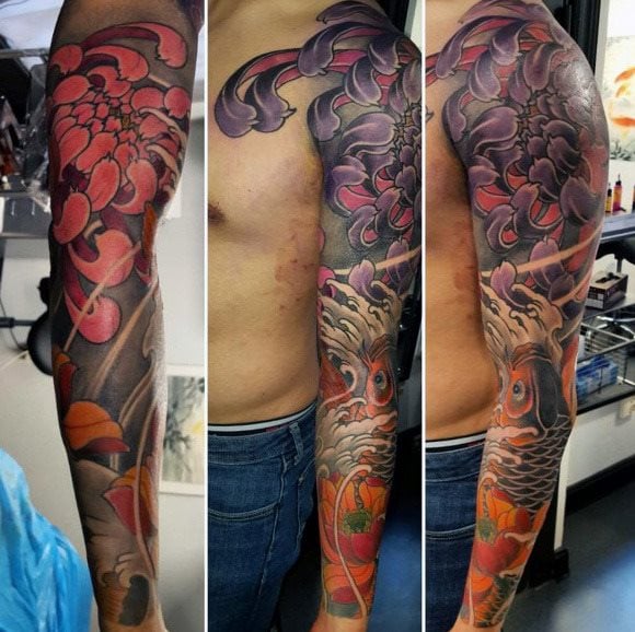 tatuaje flor de loto 103