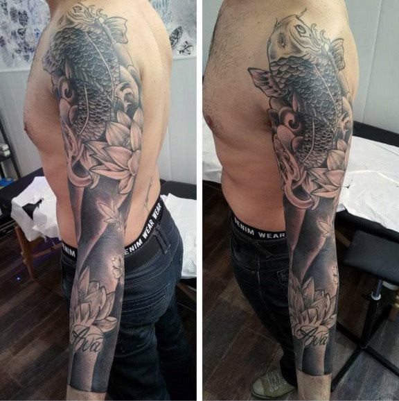 tatuaje flor de loto 88