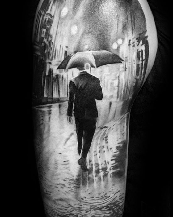 tatuaje paraguas 46