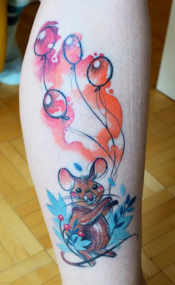 47 Tatuajes de ratones (Con su significado)