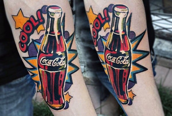 tatuaje coca cola 69