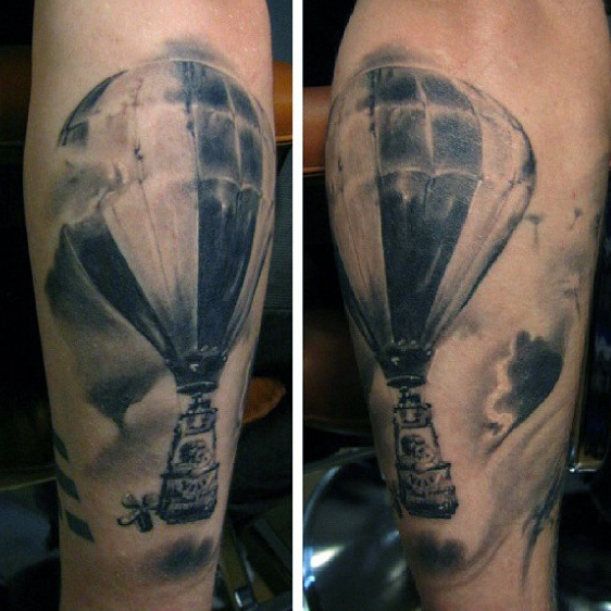 tatuaje globo aerostatico 131
