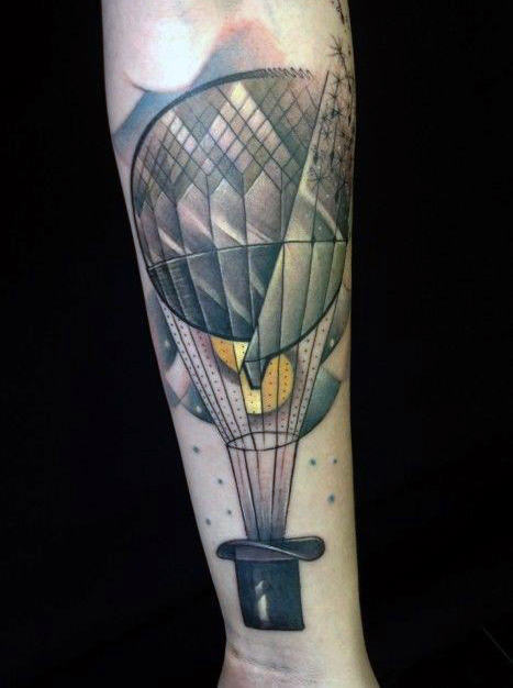 tatuaje globo aerostatico 39