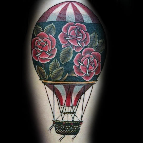 tatuaje globo aerostatico 97