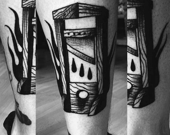 tatuaje guillotina 45