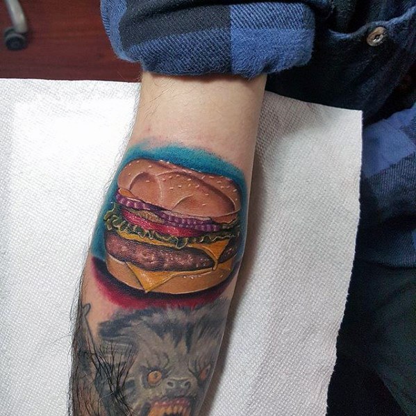 tatuaje hamburguesa 13