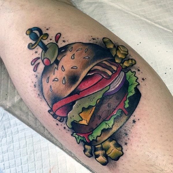 tatuaje hamburguesa 51