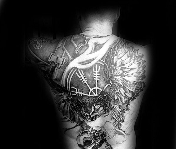 tatuaje simbolo vikingo aegishjalm 19