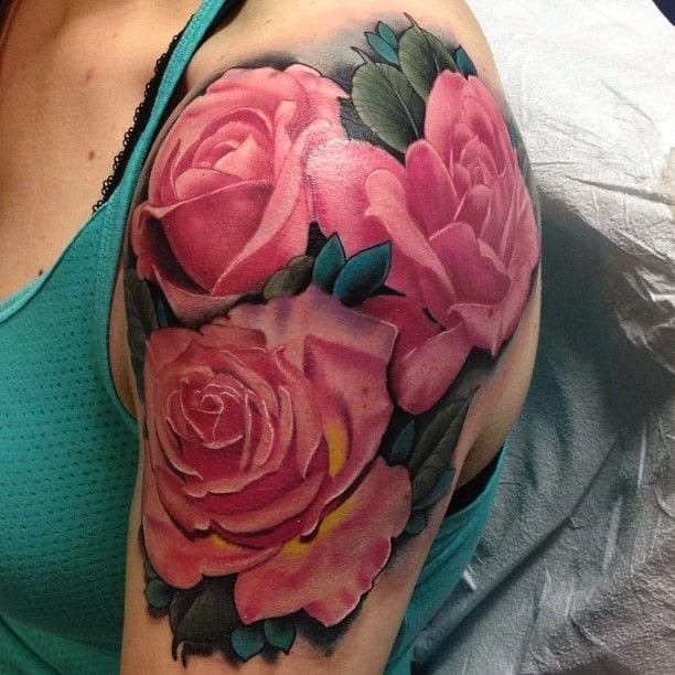 112 Tatuajes De Rosas Y Claveles Para Mujeres