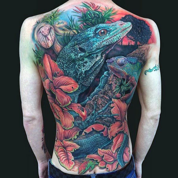 tatuaje lagarto lagartija 122