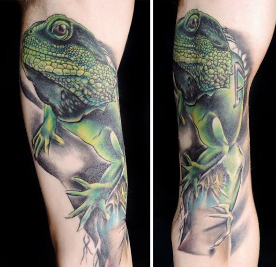 tatuaje lagarto lagartija 150